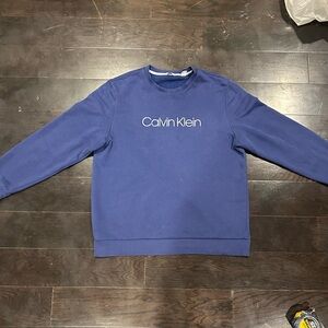 CALVIN KLEIN BLUE CREWNECK
